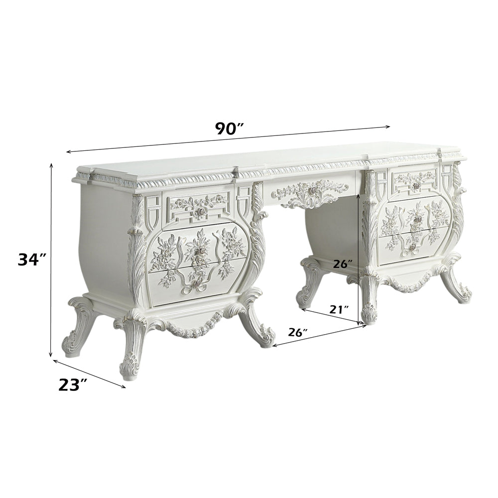 ACME Vanaheim Vanity Desk – room setting – Lusso Furniture Miami