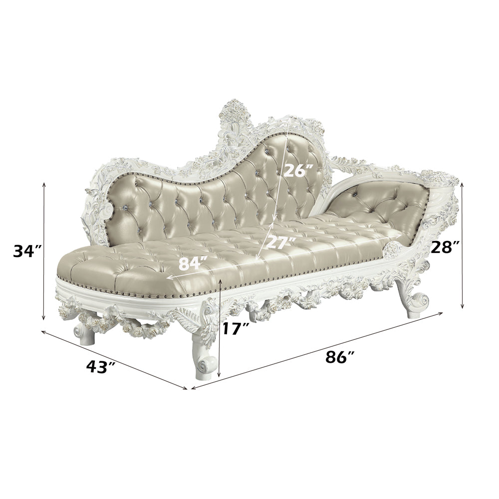 ACME Vanaheim Bench – angle view – Lusso Furniture Miami