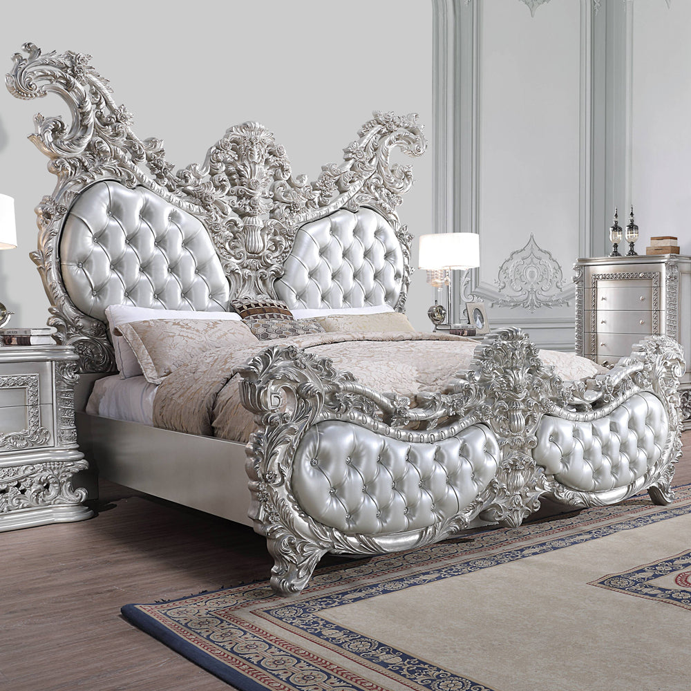 ACME Valkyrie Bed – front view – Lusso Furniture Miami