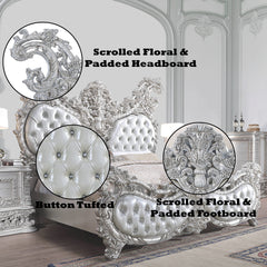 ACME Valkyrie Bed – close-up – Lusso Furniture Miami