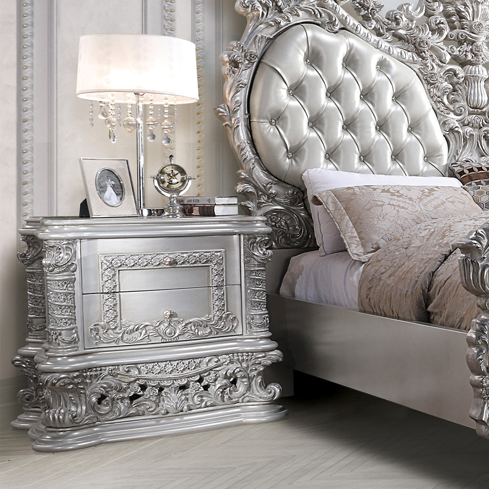ACME Valkyrie Nightstand – front view – Lusso Furniture Miami