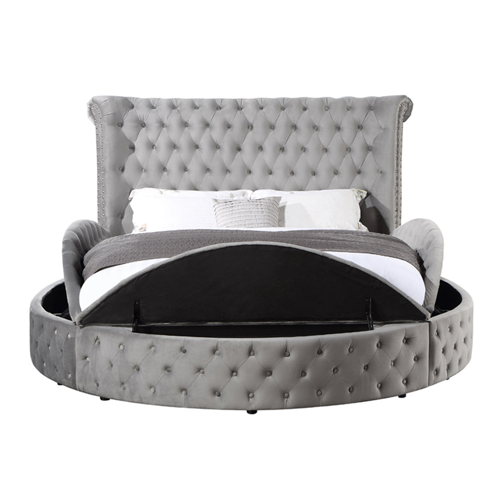 ACME Gaiva Storage Bed – back view – Lusso Furniture Miami