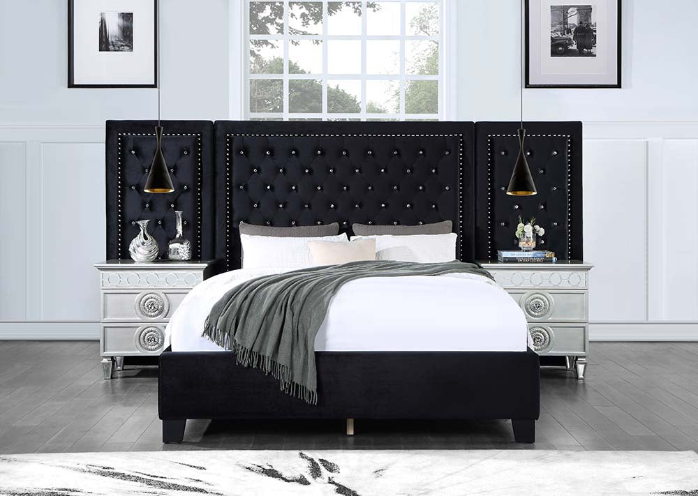 ACME Damazy Bed – front view – Lusso Furniture Miami