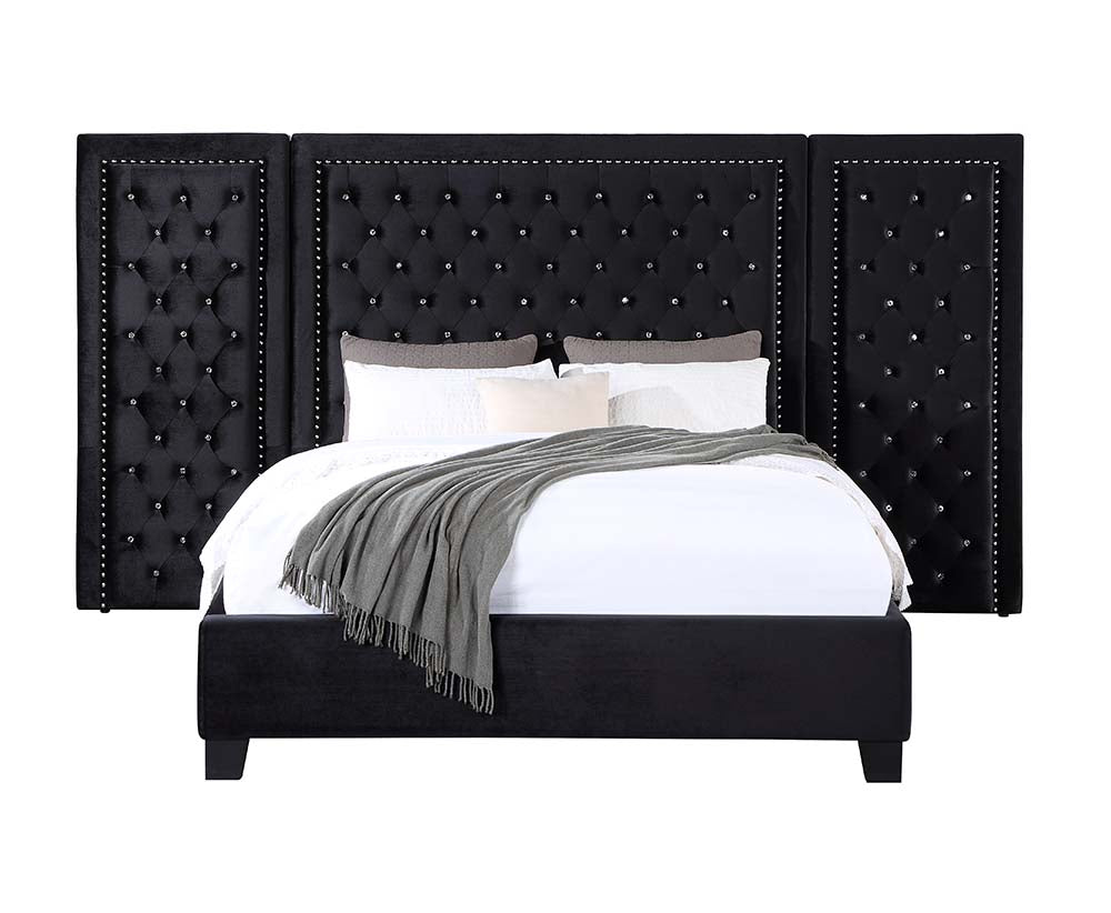 ACME Damazy Bed – side view – Lusso Furniture Miami