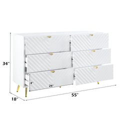 ACME Gaines Dresser – view 30 – Lusso Furniture Miami