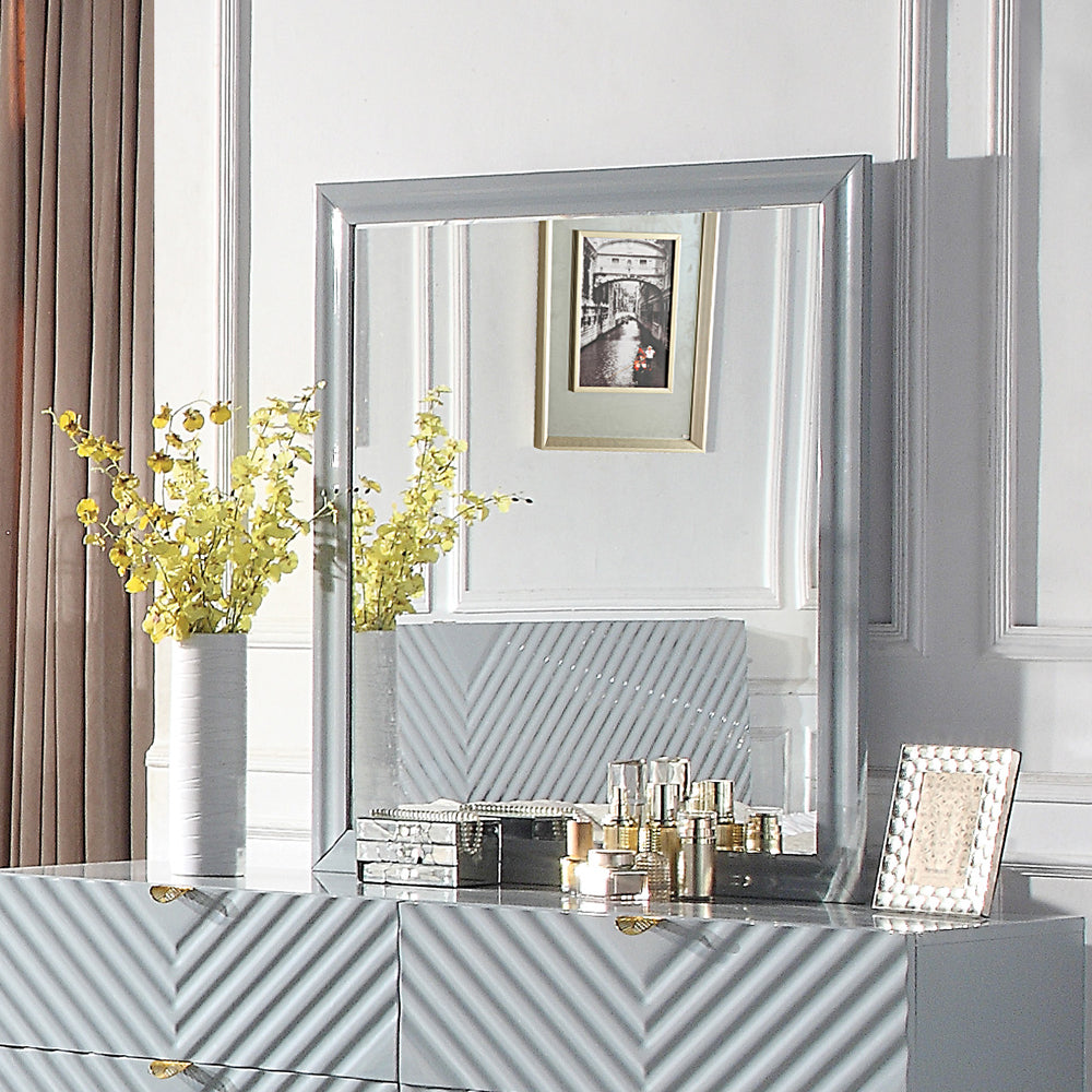 ACME Gaines Mirror – front view – Lusso Furniture Miami