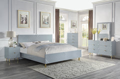 ACME Gaines Mirror – side view – Lusso Furniture Miami