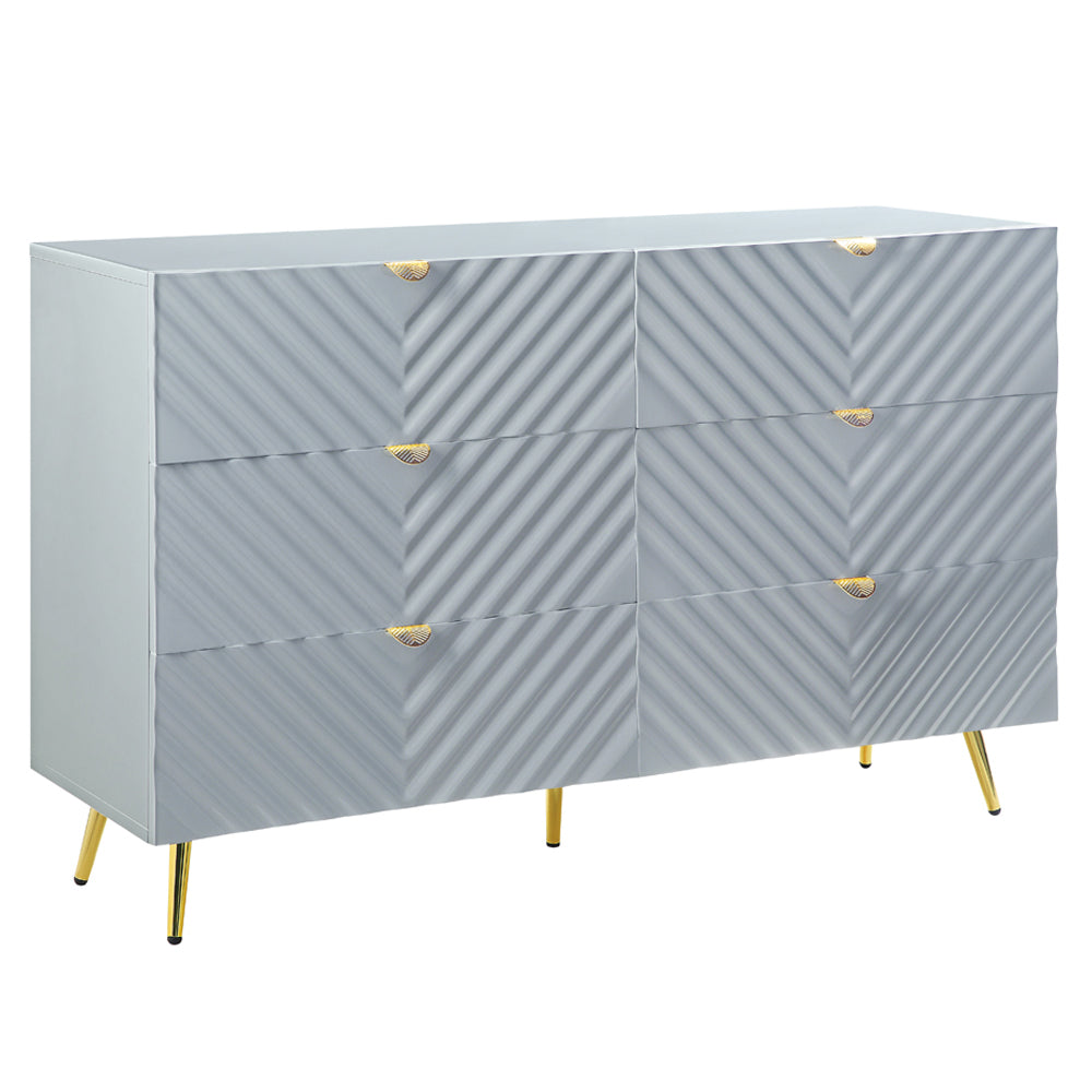 ACME Gaines Dresser – angle view – Lusso Furniture Miami