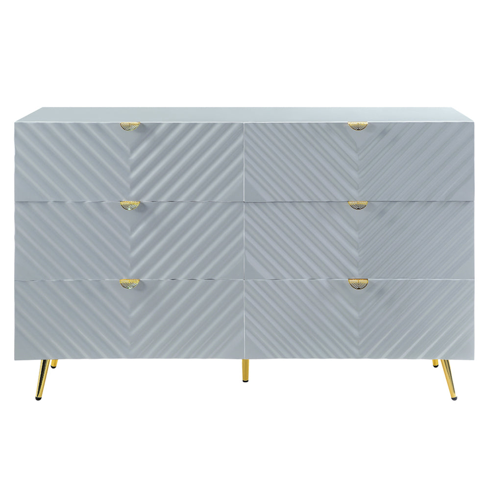 ACME Gaines Dresser – side view – Lusso Furniture Miami