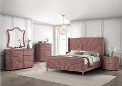 ACME Salonia Bed – angle view – Lusso Furniture Miami