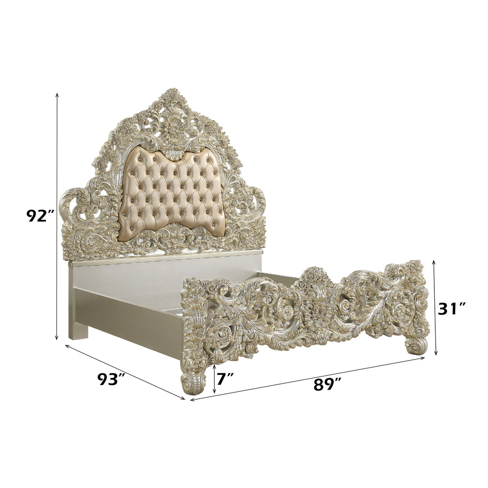 ACME Sorina Bed – top view – Lusso Furniture Miami