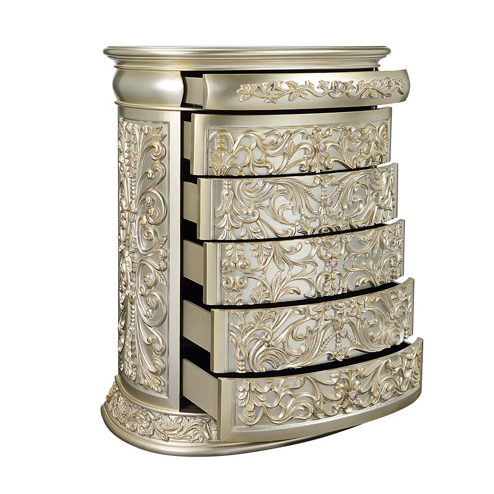 ACME Sorina Chest – room setting – Lusso Furniture Miami