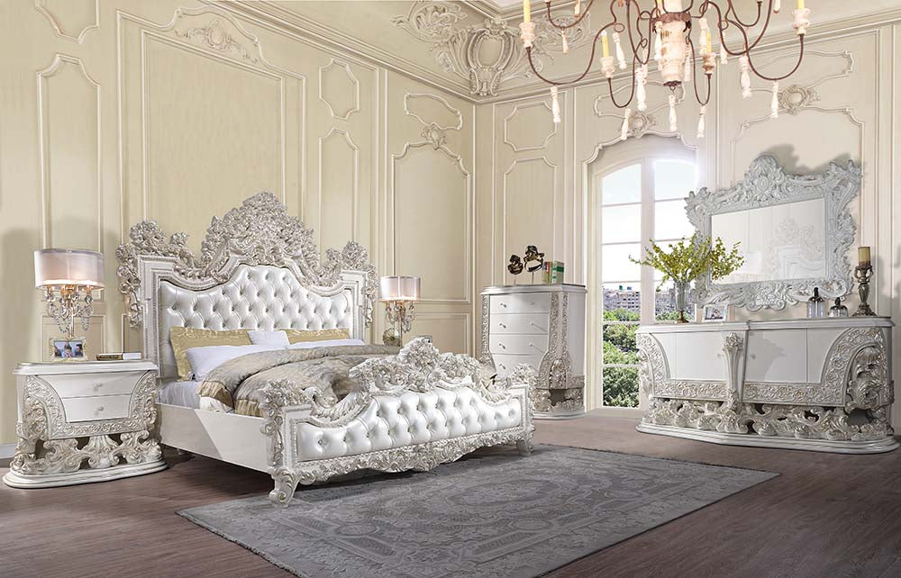 ACME Adara Bed – room setting – Lusso Furniture Miami