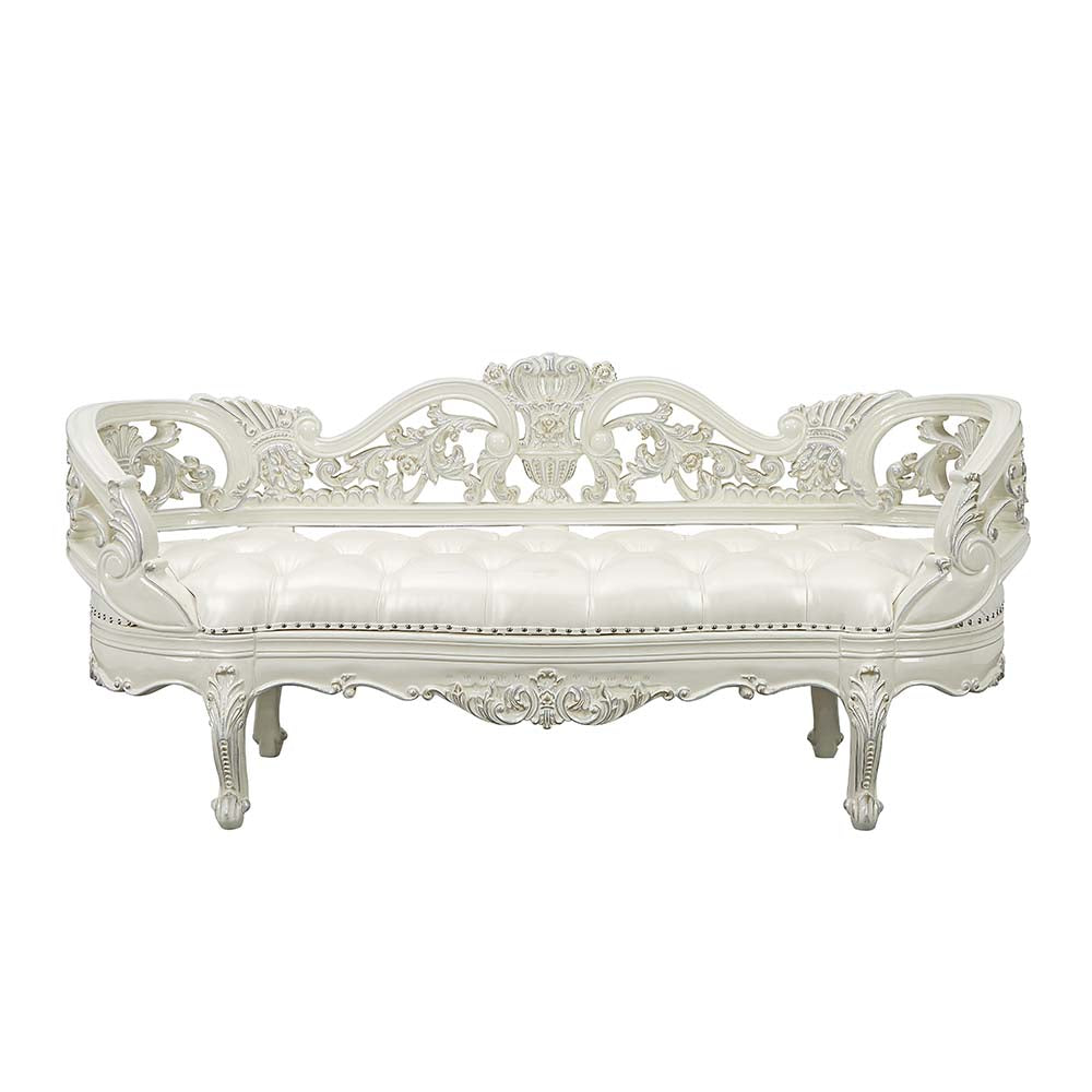 ACME Adara Bench – angle view – Lusso Furniture Miami