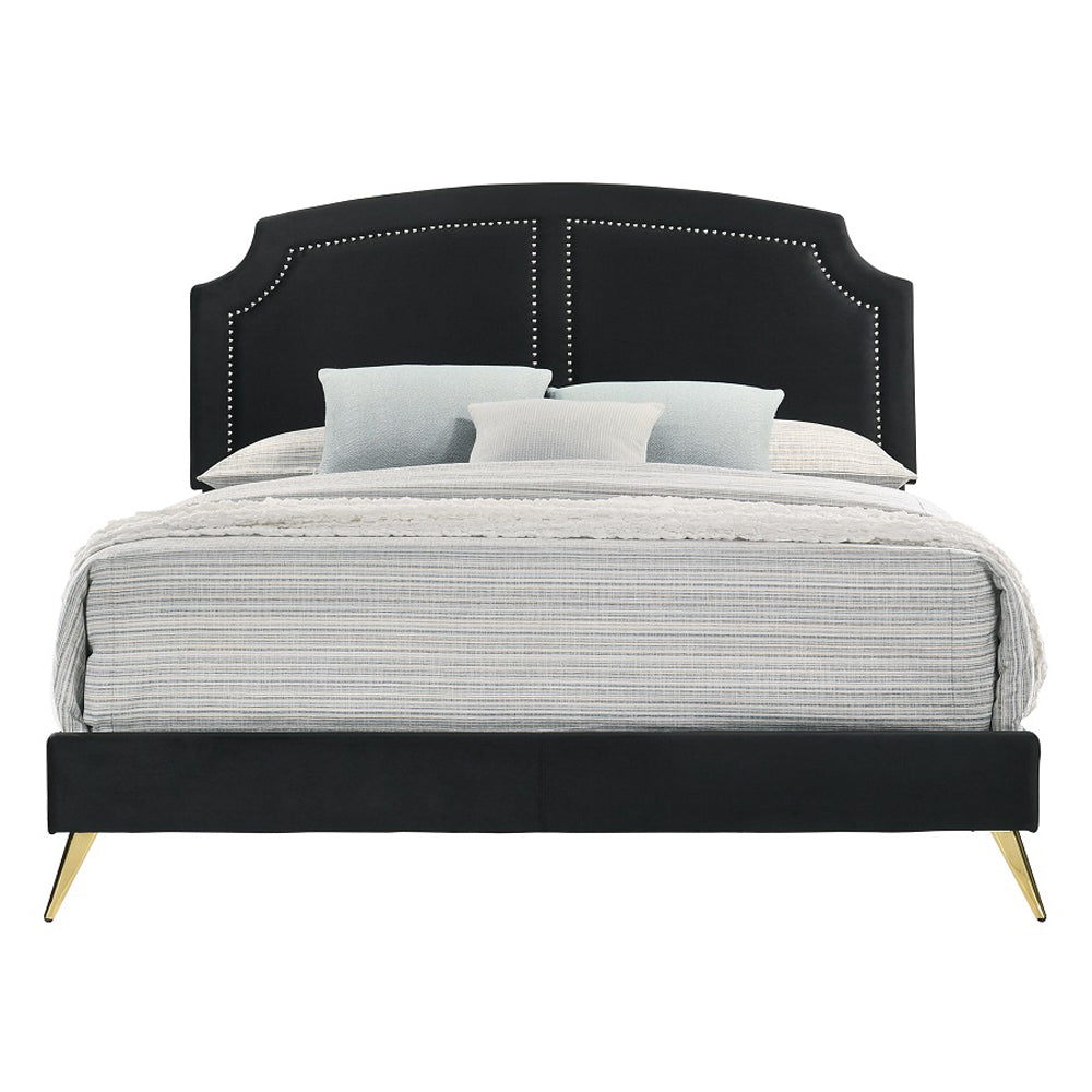ACME Zeena Bed – side view – Lusso Furniture Miami