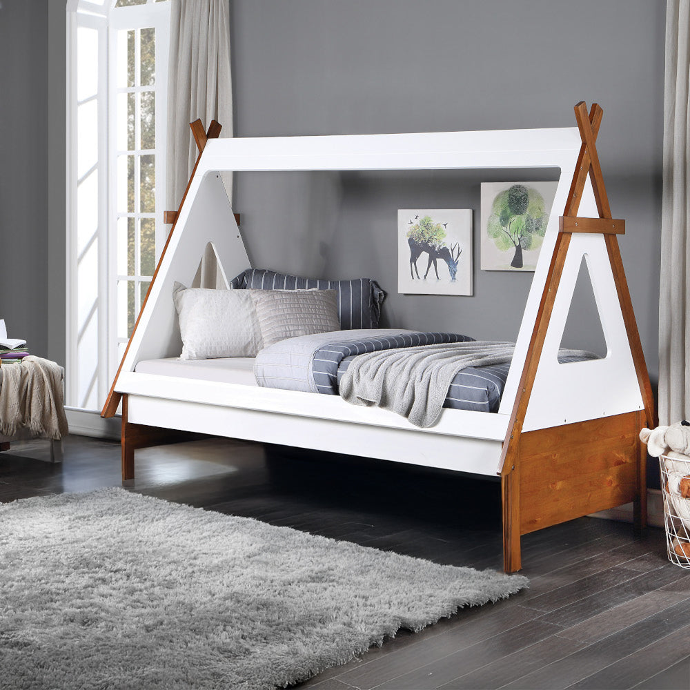 ACME Loreen Bed – angle view – Lusso Furniture Miami