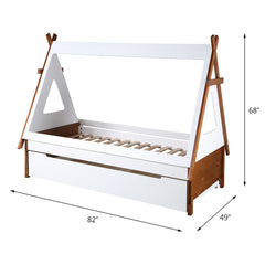 ACME Loreen Bed – back view – Lusso Furniture Miami