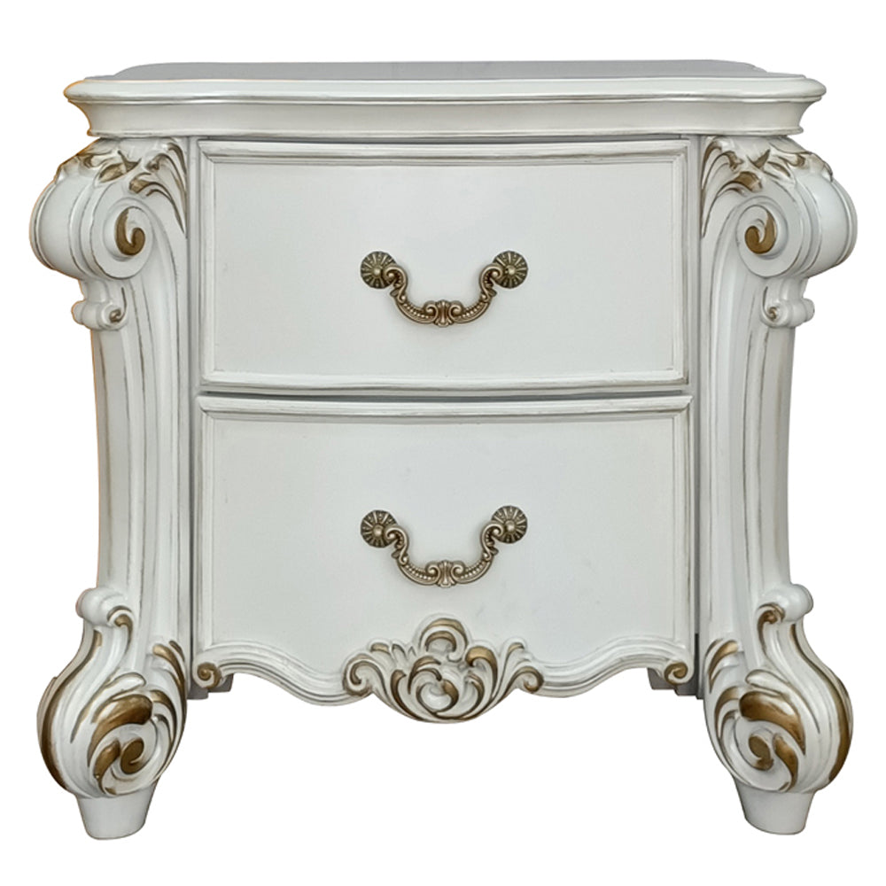 ACME Vendome Nightstand – side view – Lusso Furniture Miami