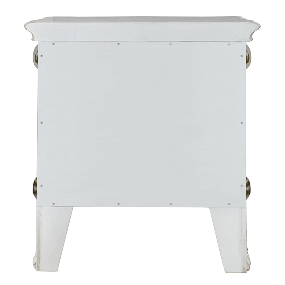 ACME Vendome Nightstand – back view – Lusso Furniture Miami