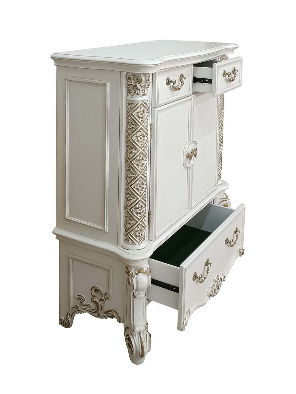 ACME Vendome Chest – room setting – Lusso Furniture Miami