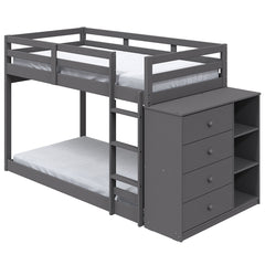 ACME Gaston Storage Bunk Bed – angle view – Lusso Furniture Miami