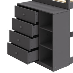 ACME Gaston Storage Bunk Bed – room setting – Lusso Furniture Miami