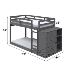 ACME Gaston Storage Bunk Bed – finish detail – Lusso Furniture Miami