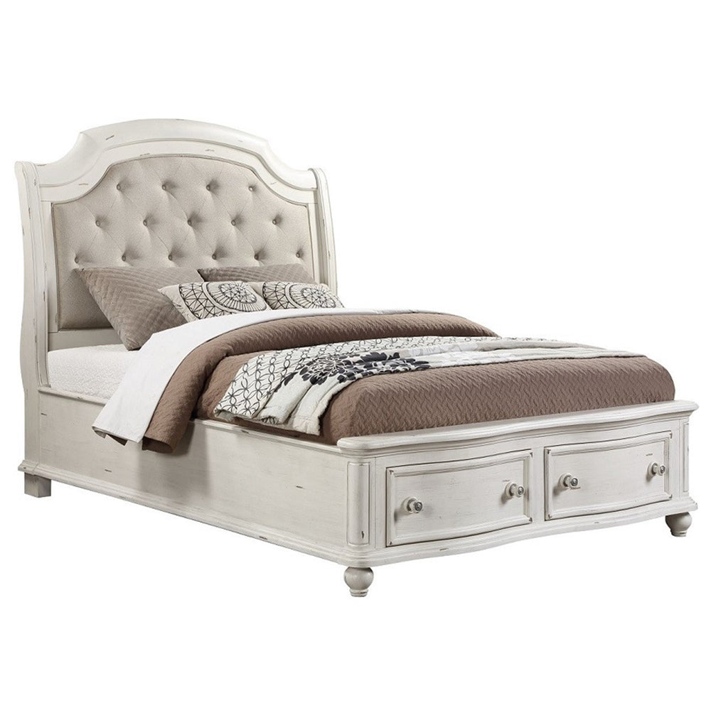 ACME Jaqueline Storage Bed – angle view – Lusso Furniture Miami