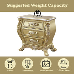 ACME Cabriole Nightstand – detail – Lusso Furniture Miami
