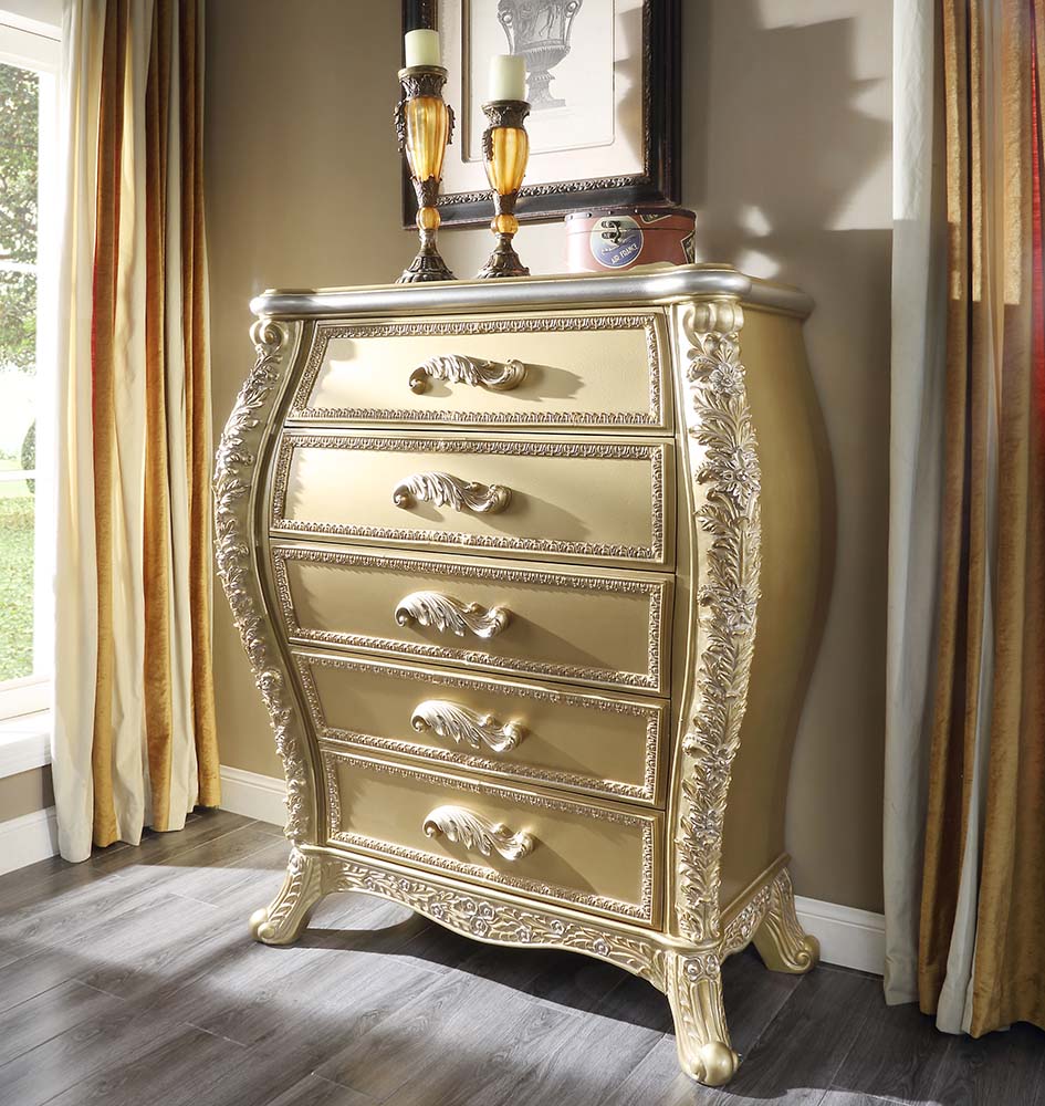 ACME Cabriole Chest – angle view – Lusso Furniture Miami
