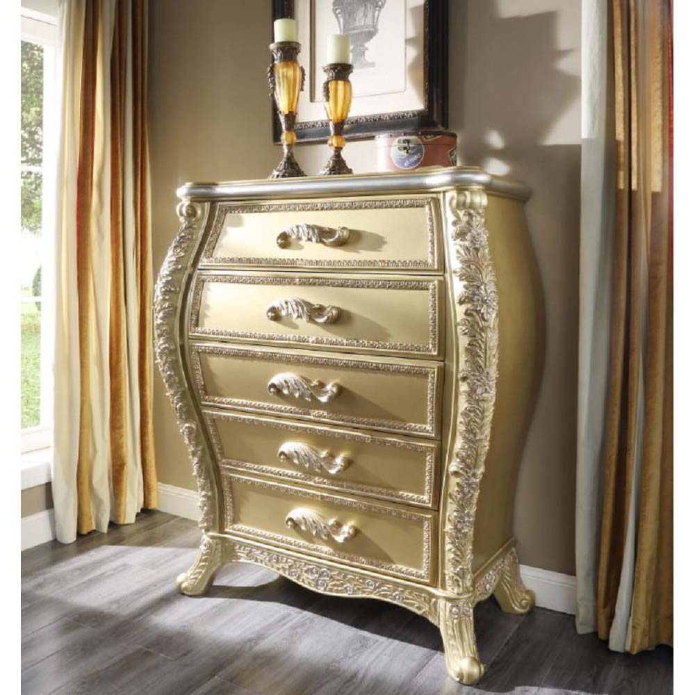 ACME Cabriole Chest – front view – Lusso Furniture Miami