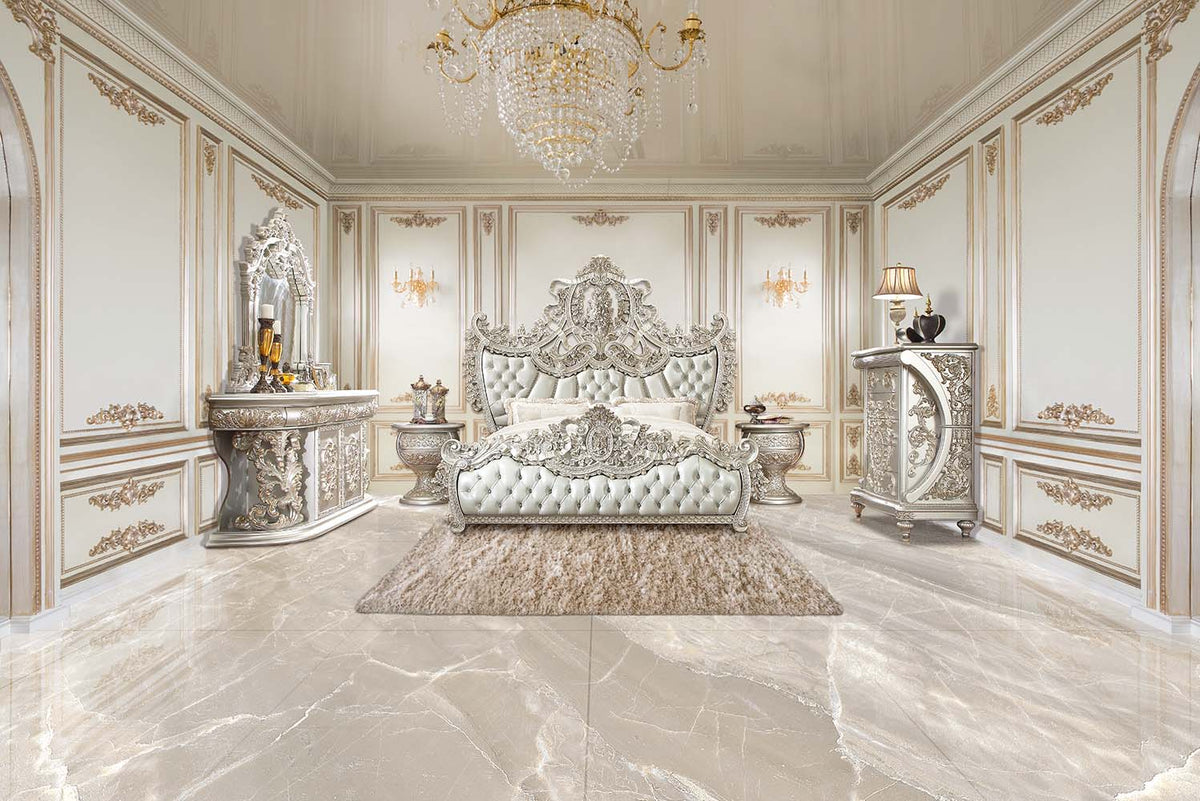 ACME Sandoval Bed – angle view – Lusso Furniture Miami