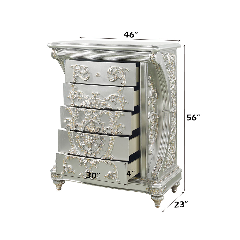 ACME Sandoval Chest – side view – Lusso Furniture Miami