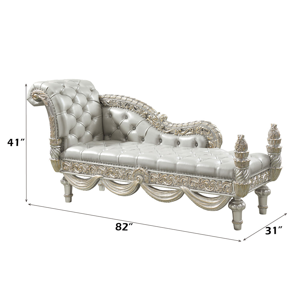 ACME Sandoval Bench – side view – Lusso Furniture Miami