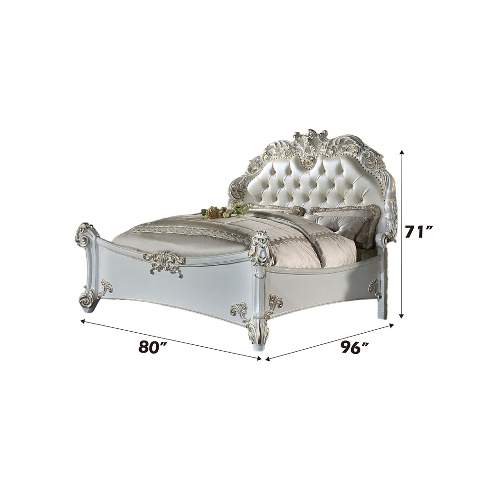 ACME Vendome Bed – side view – Lusso Furniture Miami