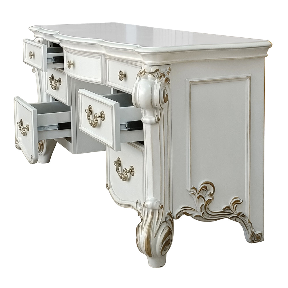 ACME Vendome Vanity Desk – back view – Lusso Furniture Miami