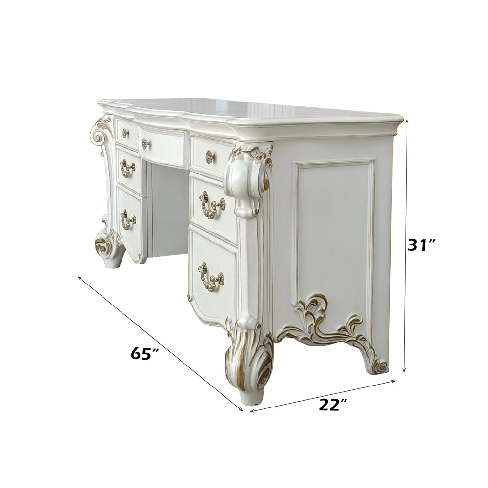 ACME Vendome Vanity Desk – alternate view – Lusso Furniture Miami