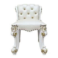 ACME Vendome Vanity Stool – angle view – Lusso Furniture Miami