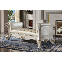 ACME Vendome Bench – side view – Lusso Furniture Miami
