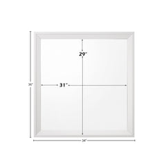 ACME Cerys Mirror – side view – Lusso Furniture Miami