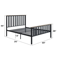 ACME Zudora Bed – back view – Lusso Furniture Miami