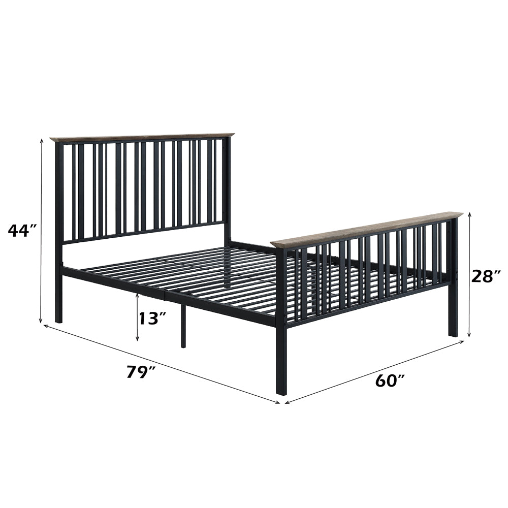 ACME Zudora Bed – back view – Lusso Furniture Miami