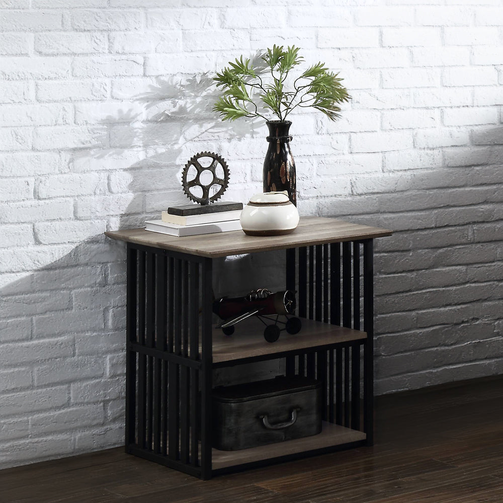 ACME Zudora Nightstand – room setting – Lusso Furniture Miami
