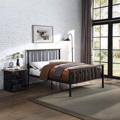 ACME Zudora Nightstand – back view – Lusso Furniture Miami