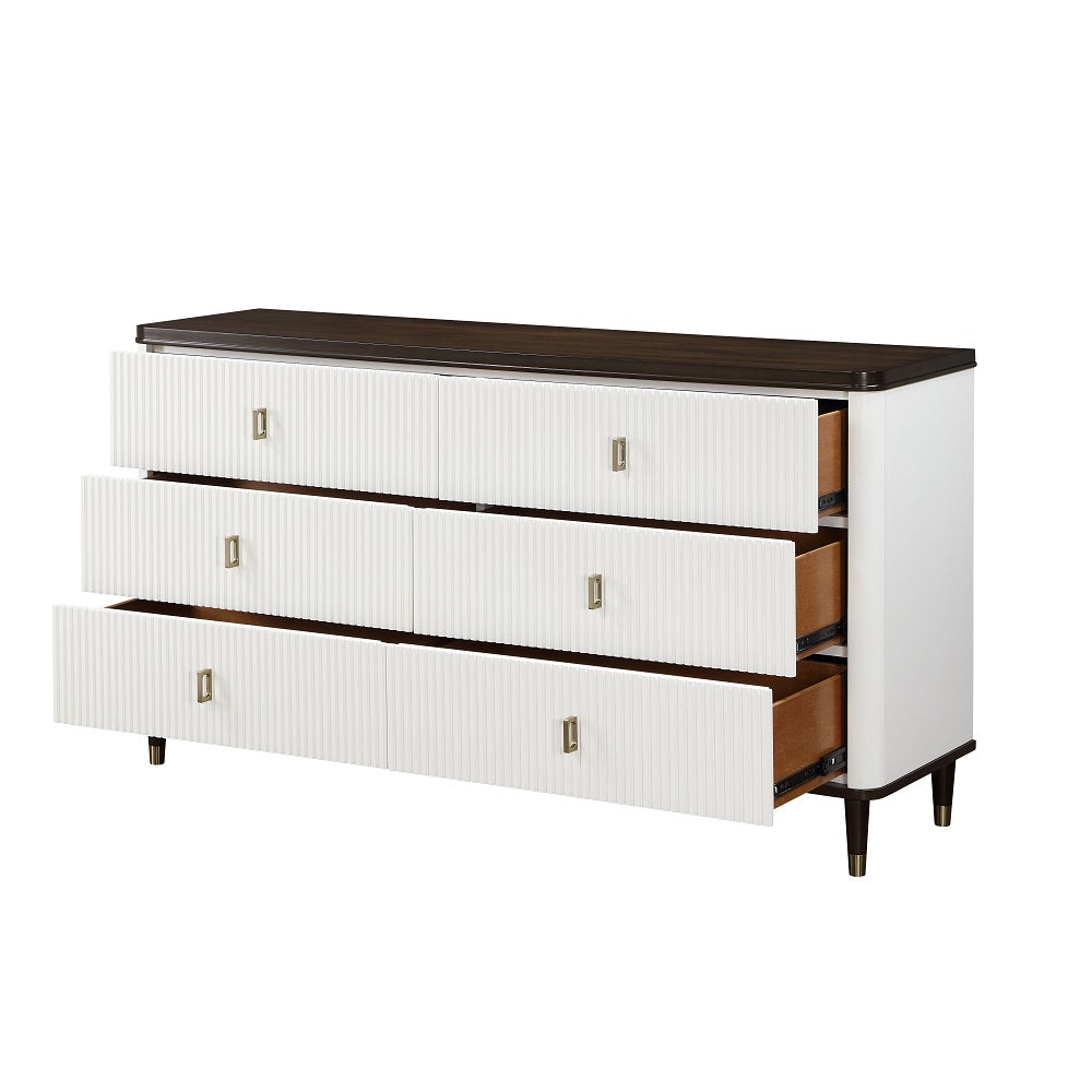 ACME Carena Dresser – side view – Lusso Furniture Miami