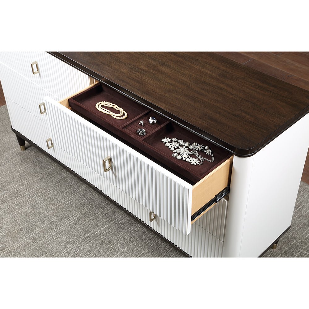 ACME Carena Dresser – room setting – Lusso Furniture Miami