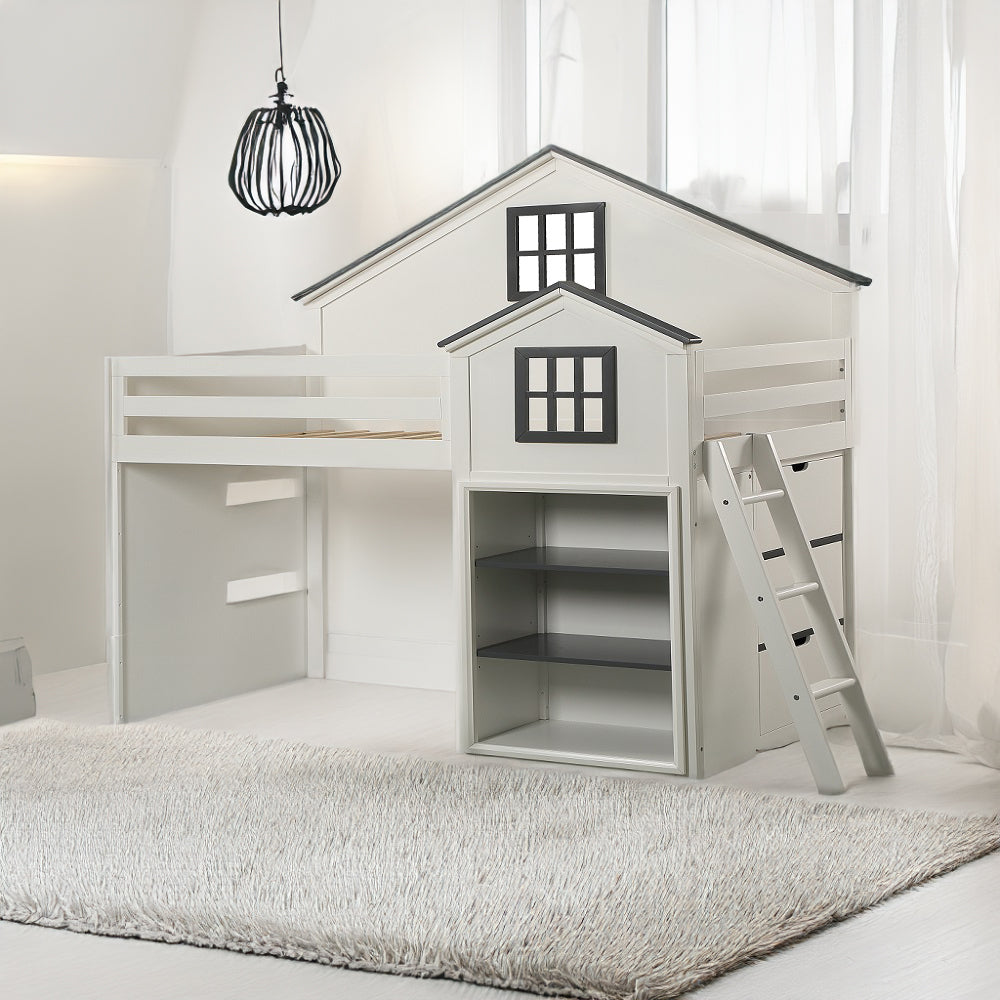 ACME Ratana Loft Bed – front view – Lusso Furniture Miami