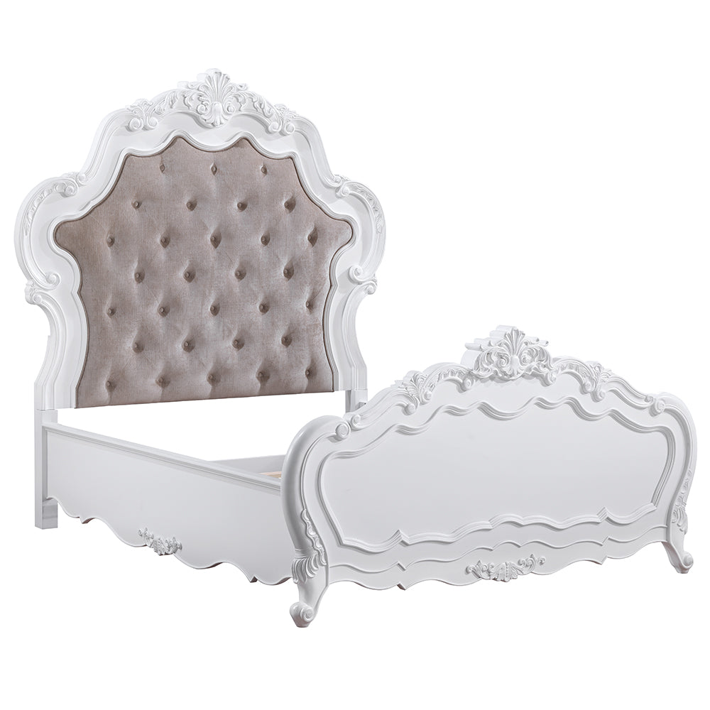 ACME Latisha Bed – angle view – Lusso Furniture Miami