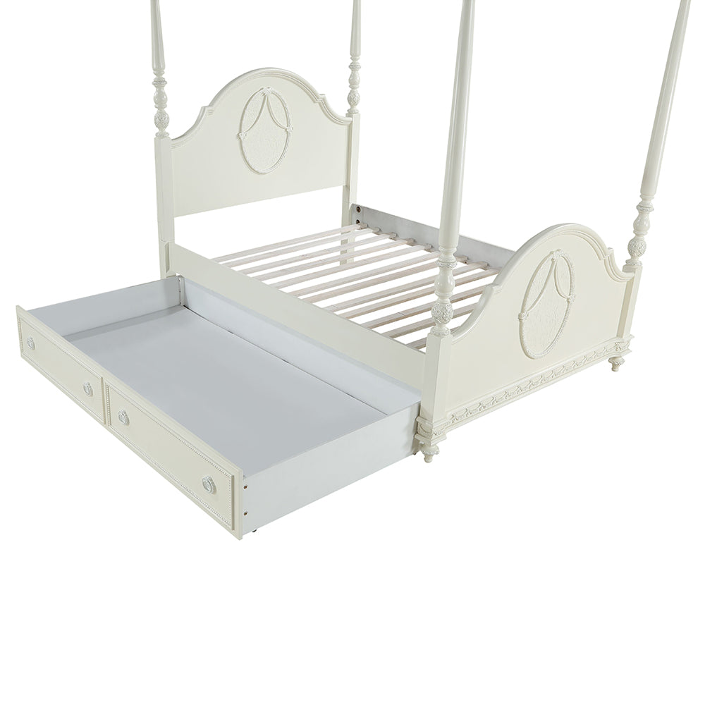ACME Dorothy Post Bed – close-up – Lusso Furniture Miami