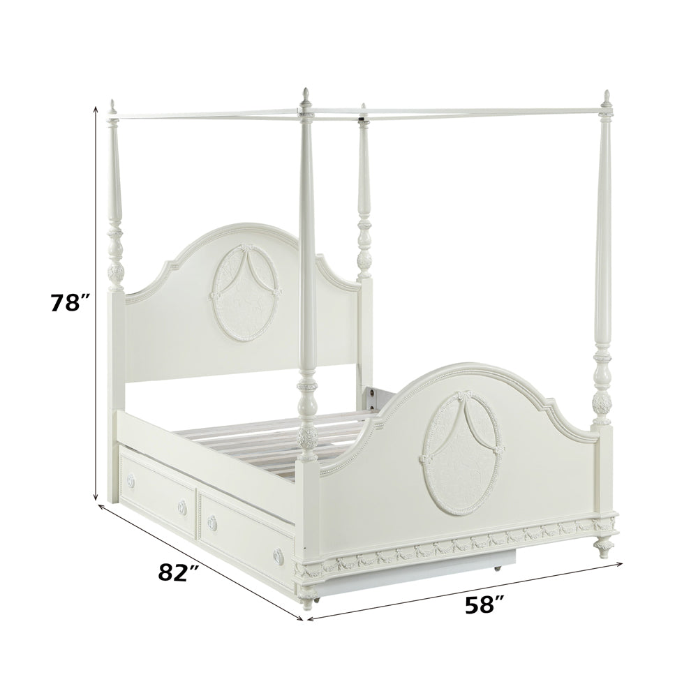 ACME Dorothy Post Bed – alternate view – Lusso Furniture Miami